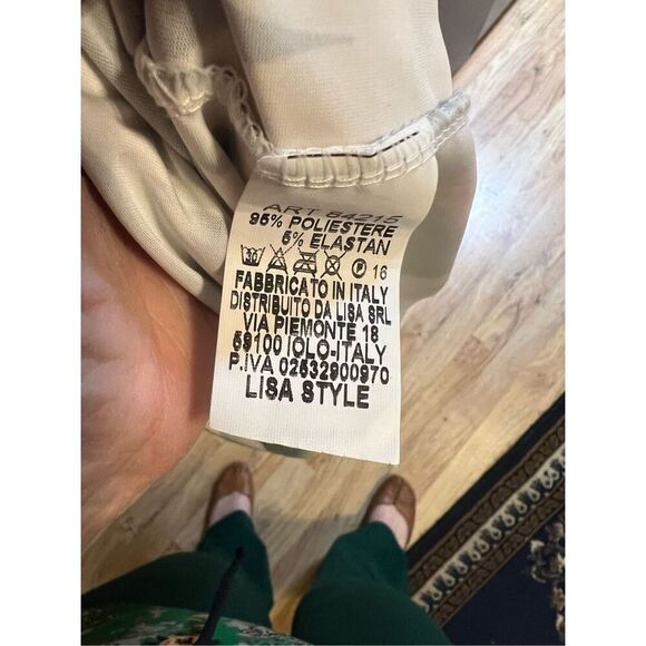 Lisa Style Italy Mod 60’s Style Two Piece Pants Suit party! M/L - Picture 10 of 11